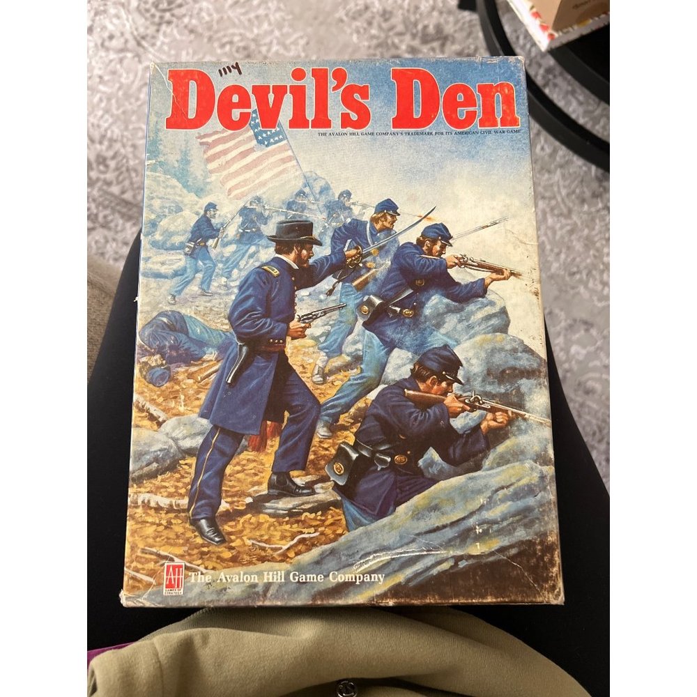 Devil’s Den Civil War 1985 Board Game